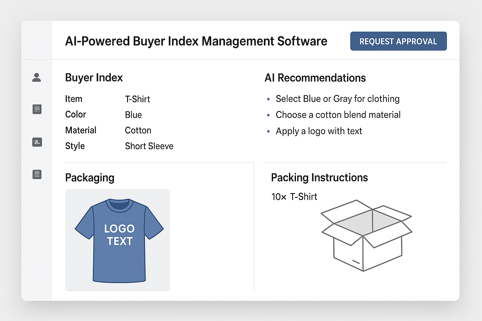 AI-Powered Buyer Index Management Software enabling buyer approvals in manufacturing