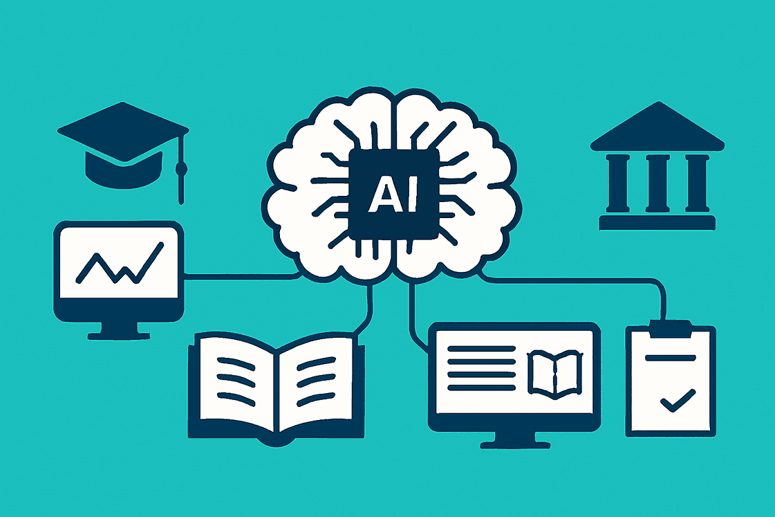 AI in Education Document Management illustration