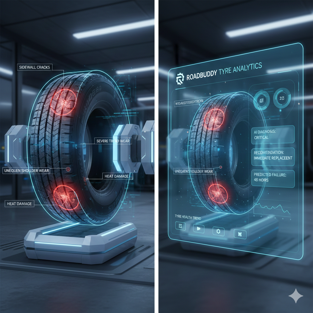 AI-powered tyre defect detection in Tyre Lifecycle Management Software