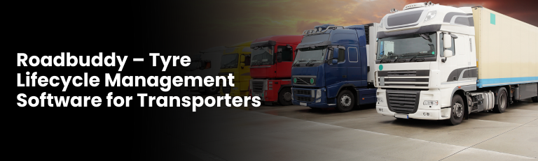 Tyre Lifecycle Management Software dashboard for Roadbuddy fleet operations