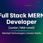 Full Stack MERN Developer Job Opening at Rannlab Technologies