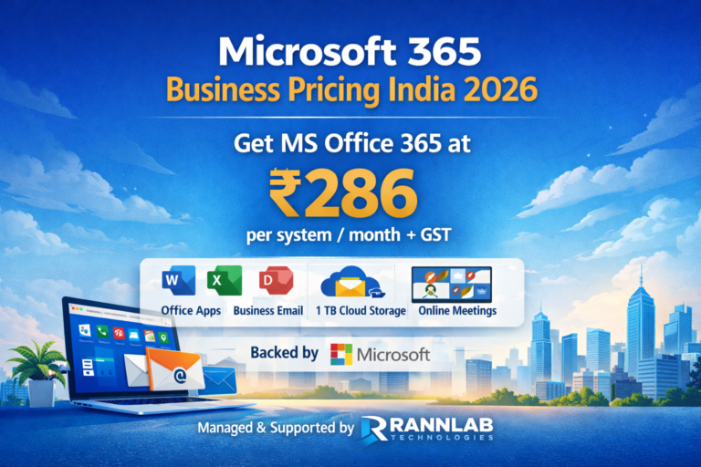Microsoft 365 Business Pricing in India (2026): Office 365 with Professional Email at an Effective ₹286 per System 1 Microsoft 365 Business Pricing India at ₹286 per system per month