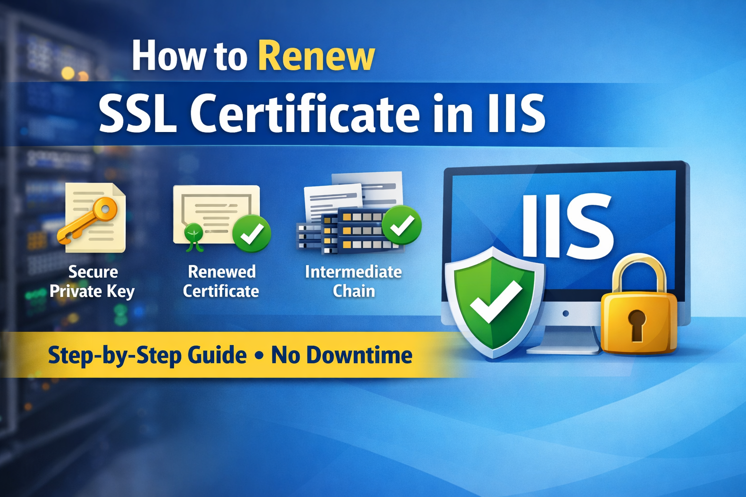 Renew SSL Certificate in IIS step-by-step guide