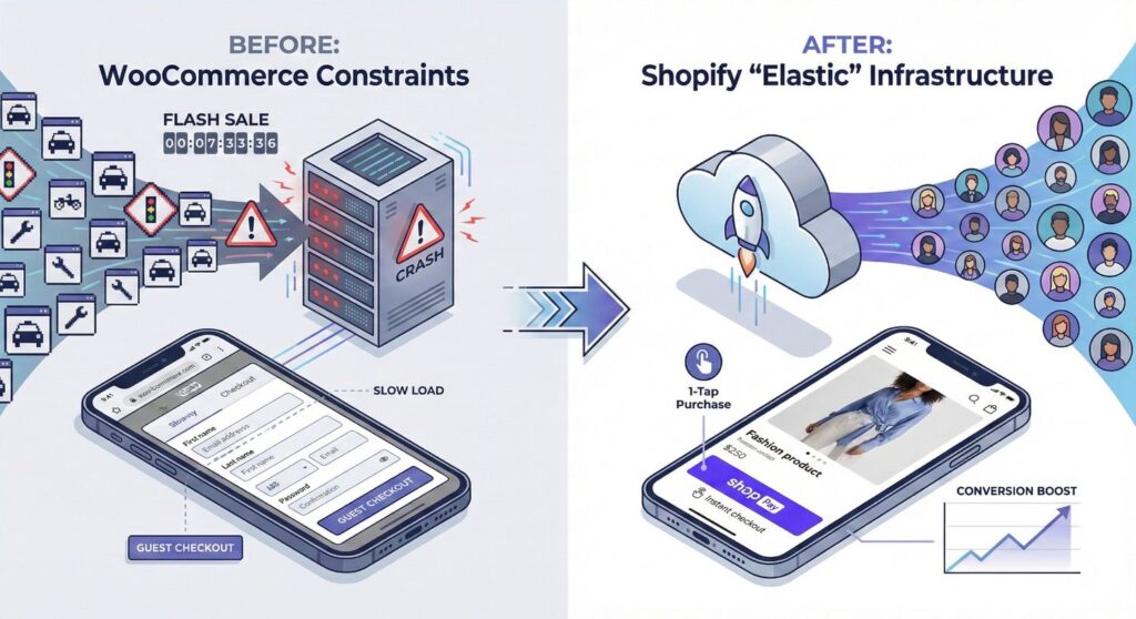 Why Migrating Fashion Brand From WooCommerce to Shopify is Essential in 2026