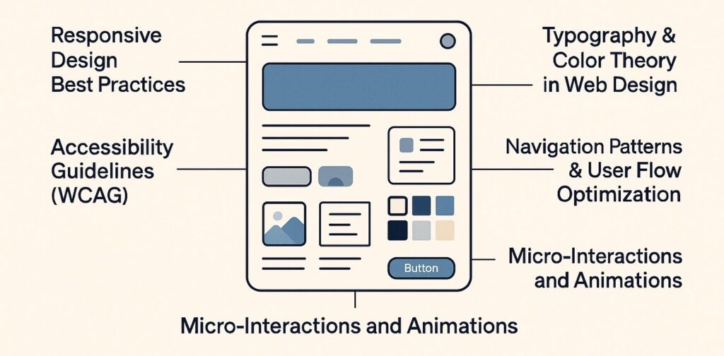 The right UI/UX principles help businesses increase engagement, boost conversions, and improve long‑term brand trust