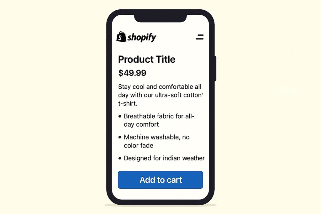 Format Product Descriptions for Mobile Users