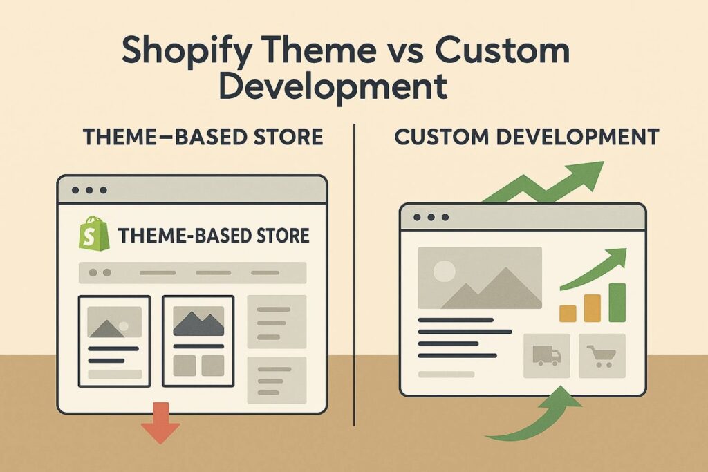Shopify Theme vs Custom Development: Which One Should You Choose Before Investing? 2 Why Shopify Theme vs Custom Development Matters Before You Invest