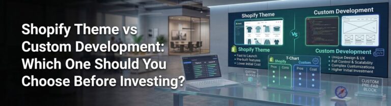 Shopify Theme vs Custom Development: Which One Should You Choose Before Investing?