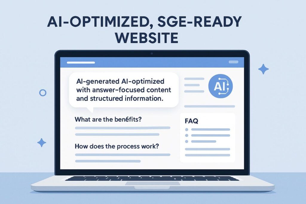 Website Development Trends Small Businesses Should Follow in 2026 1 AI‑Optimized, SGE‑Ready Websites