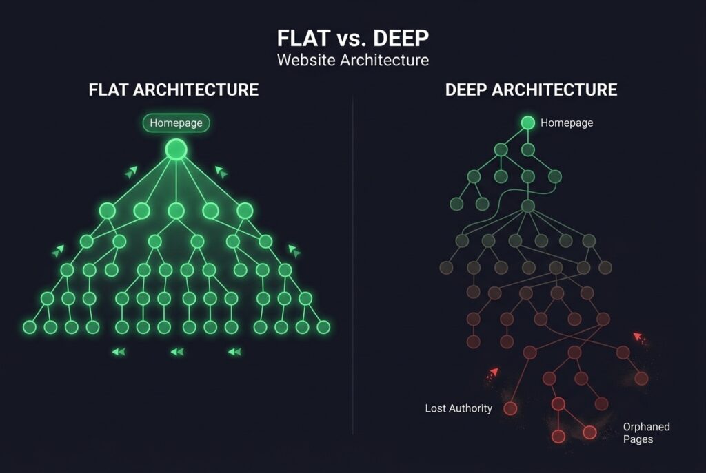 SEO-Friendly Website Architecture: Developing Sites Optimized for Search Engine Crawlers 2 Flat vs. Deep Website Architecture