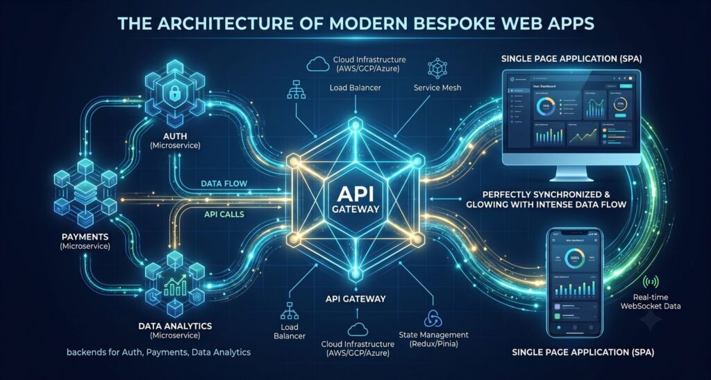 Custom Web Application Development: When and How to Scale Beyond Traditional CMS Platforms 3 The Architecture of Scalable, Bespoke Web Apps (2026)