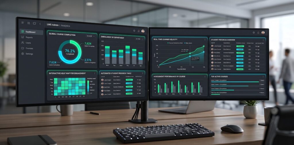 20 Best Features to Add to a Custom Moodle LMS for Higher Engagement 2 Custom Analytics and Business Intelligence (BI) Dashboards