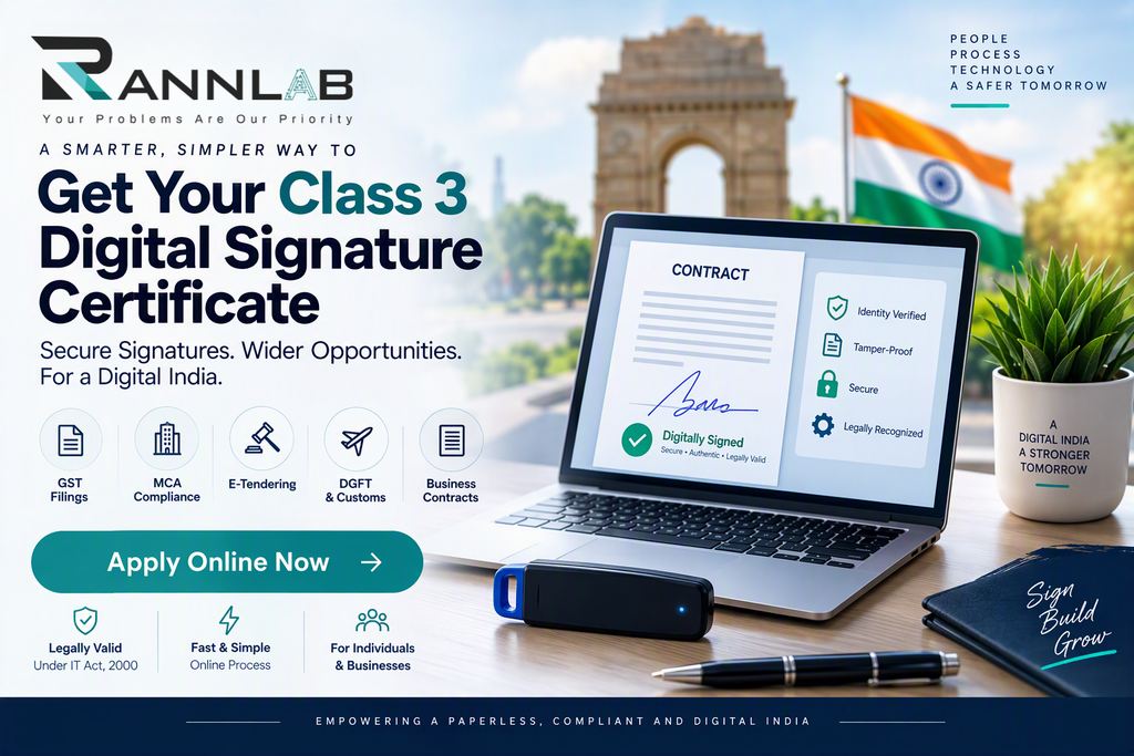 Class 3 digital signature certificate on a USB token