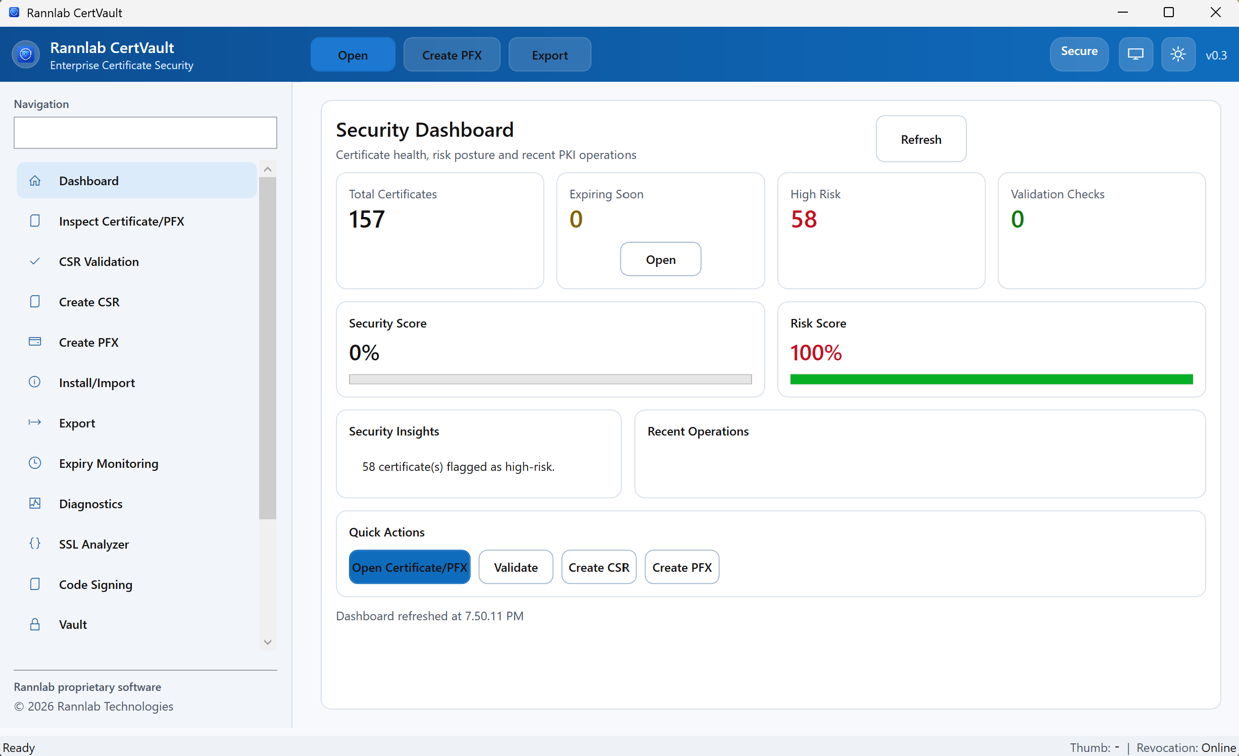 eMudhra Private Key Compromise: 8 Critical Facts Every SSL and DSC User Should Know 2 CertVault certificate and key management utility by Rannlab